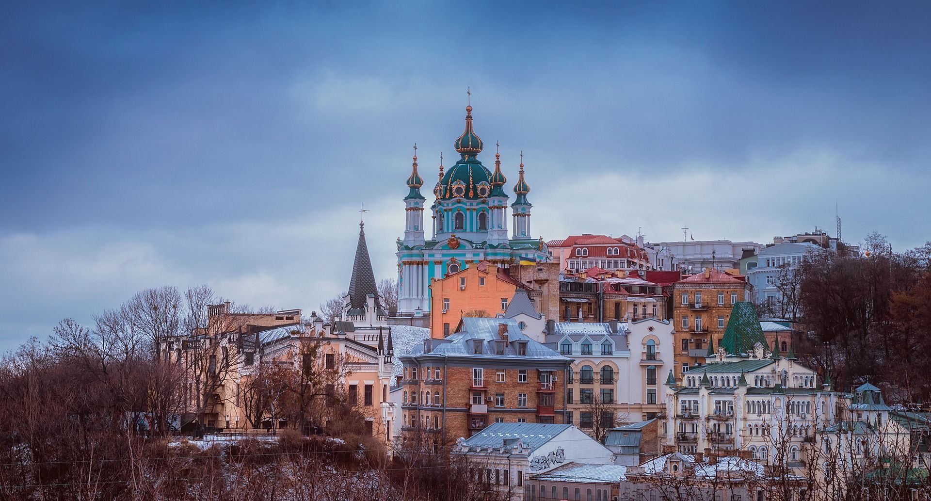 Київ, Андріївська церква, поділ