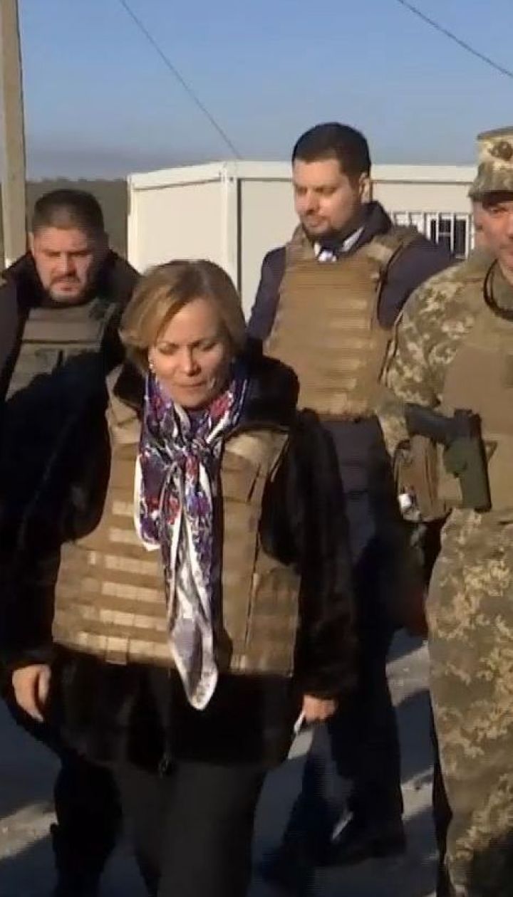 Президент НАТО побывала на Донбассе