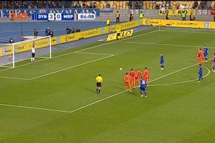 Динамо - Мариуполь - 4:0. Видео гола Цыганкова с пенальти