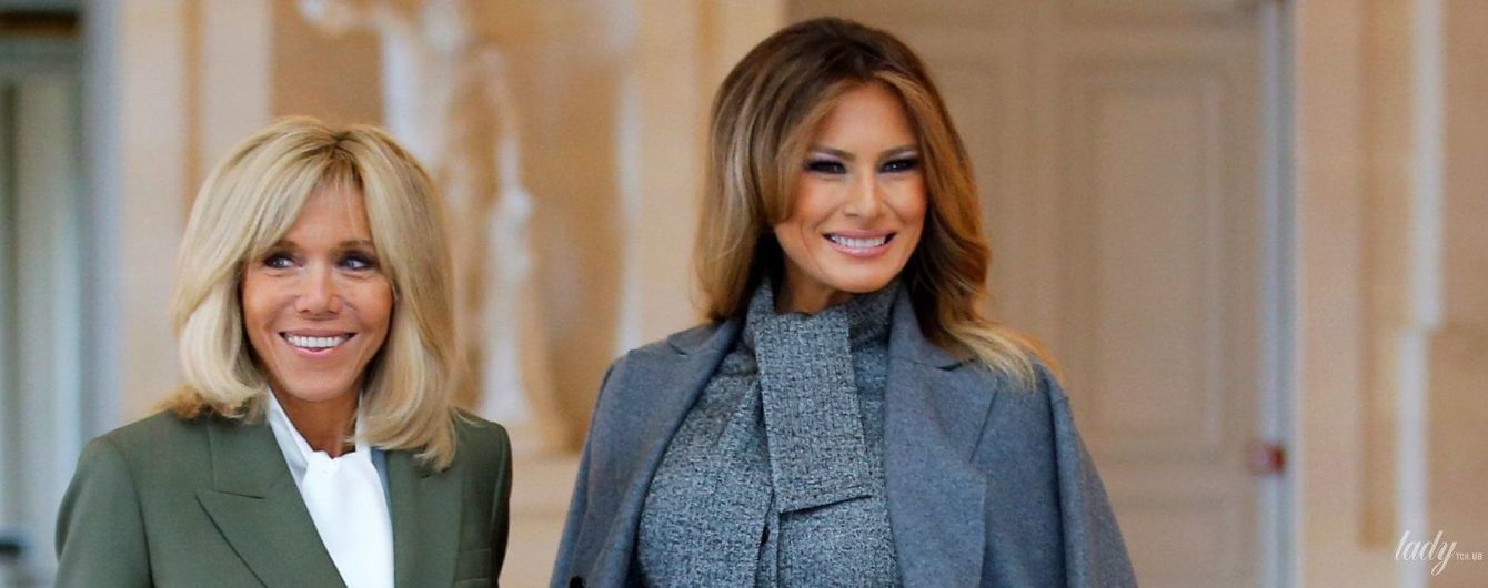 Як завжди, стильна: три образи Меланії Трамп у Франції