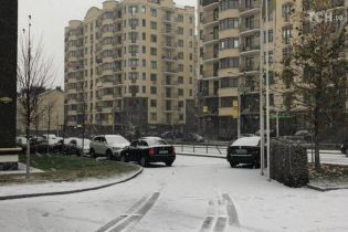 В Киеве и области начался обещанный синоптиками снегопад
