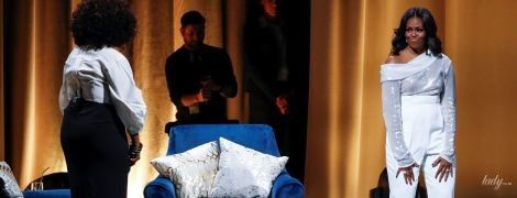 В прозрачной блузе и ярких лодочках: новый сексуальный образ Мишель Обамы