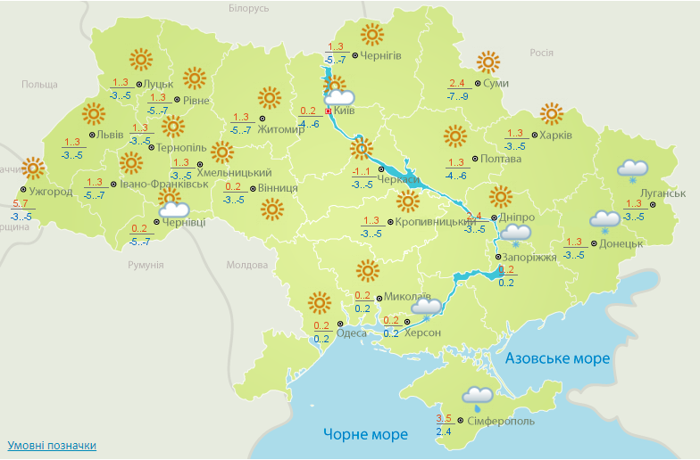 погода, 17 листопада