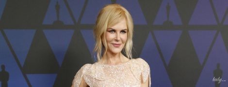 Николь Кидман в очень нежном образе приехала на церемонию Governors Awards - 2018