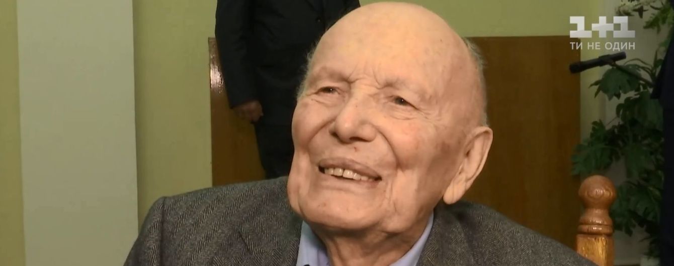 Перед неймовірним ювілеєм Борис Патон озвучив плани на 101-й рік життя