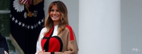 В пальто Dior и лубутенах: роскошный выход Мелании Трамп