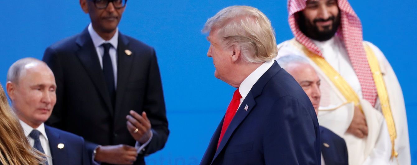 Трамп не потиснув руку Путіну на саміті G20