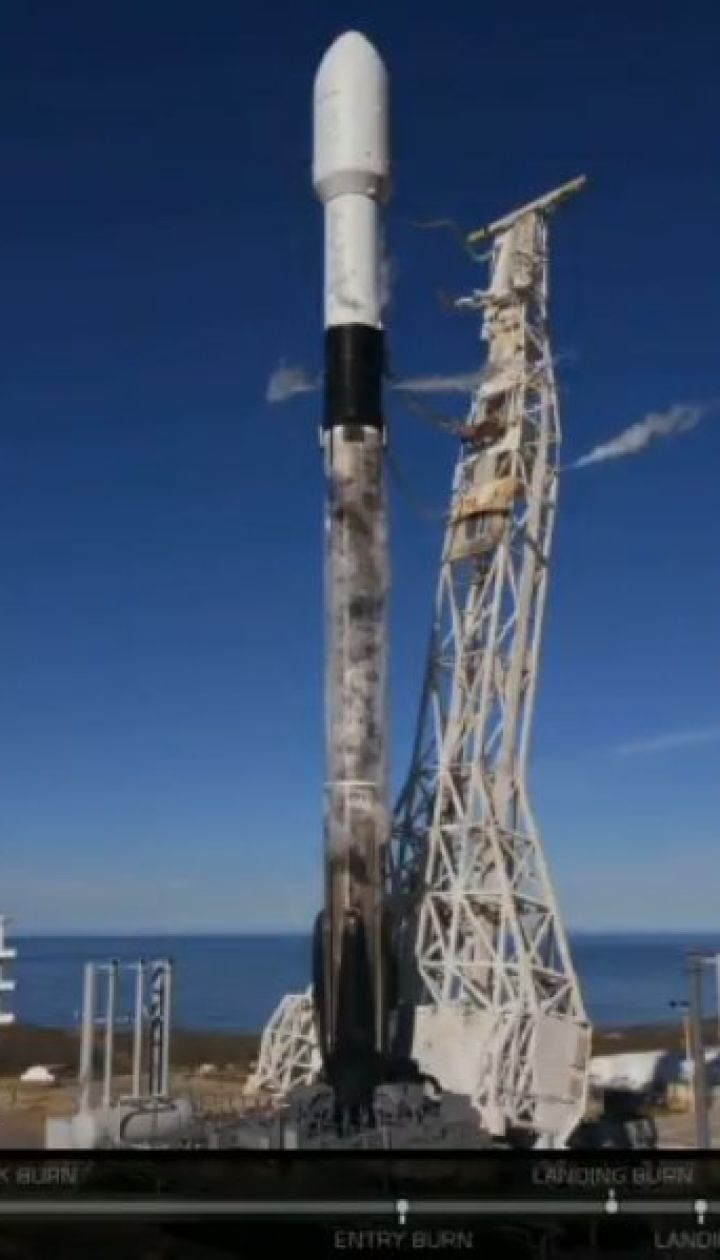 SpaceX впервые запустила ракету с первой ступенью, которая уже дважды использовалась