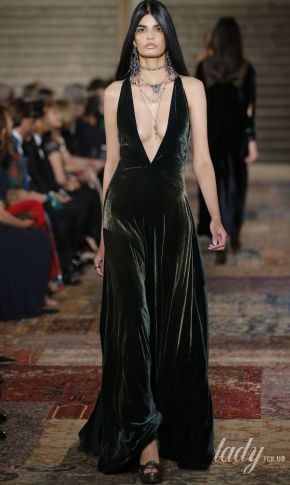 Оксамит і печворк в колекції Ralph Lauren сезону весна-літо 2019
