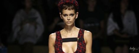 Очень рискованные декольте в коллекции Prada сезона весна-лето 2019