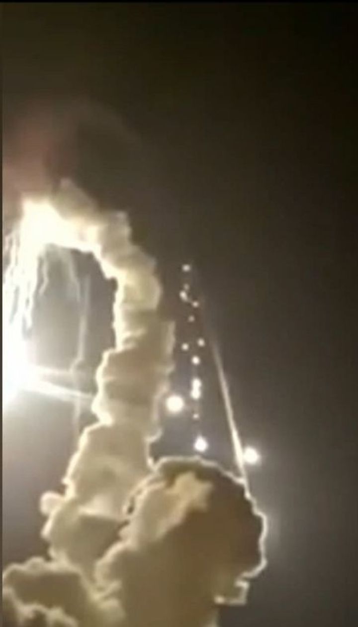   In Russia, another rocket fell to the ground shortly after launch 