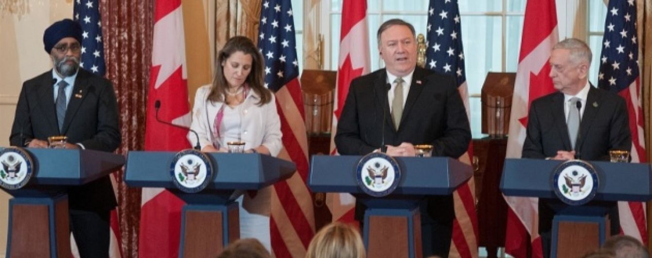 Міністри оборони і МЗС США та Канади засудили російську агресію в Азовському морі