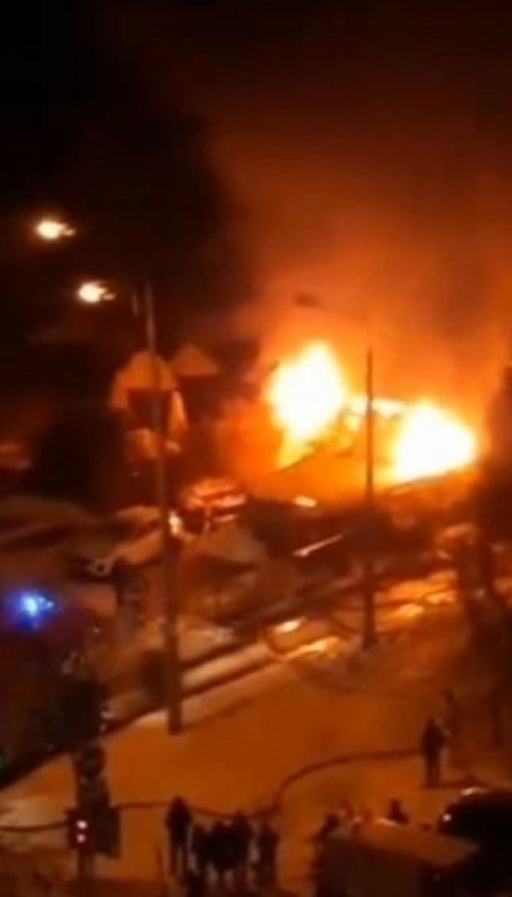   A fire in a restaurant broke out in Kiev 