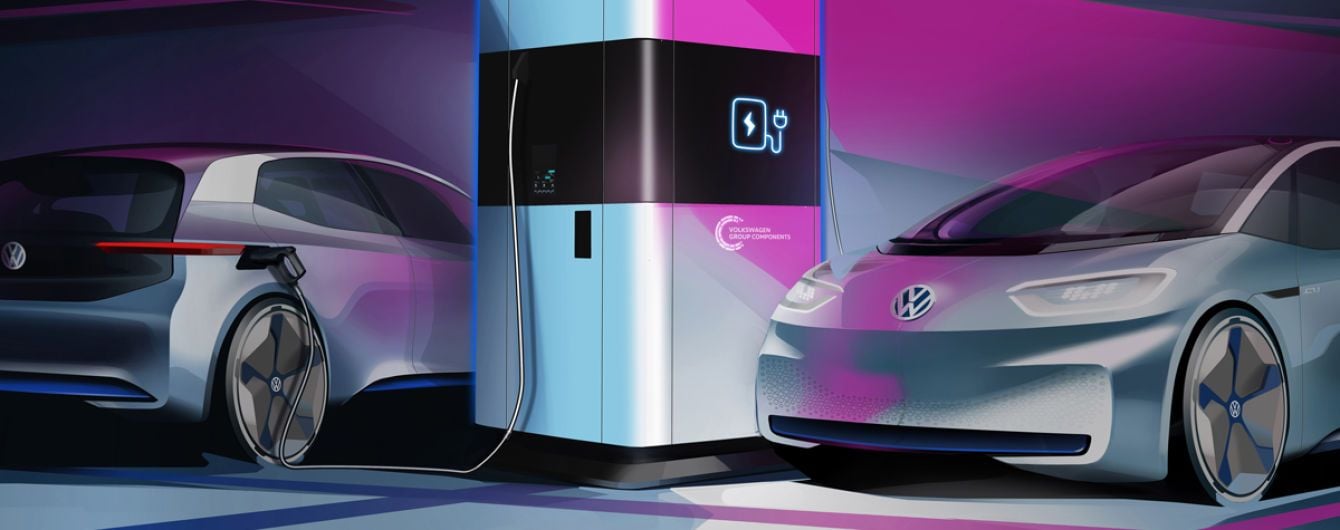 Volkswagen запустила тестовые мобильные зарядки для электрокаров