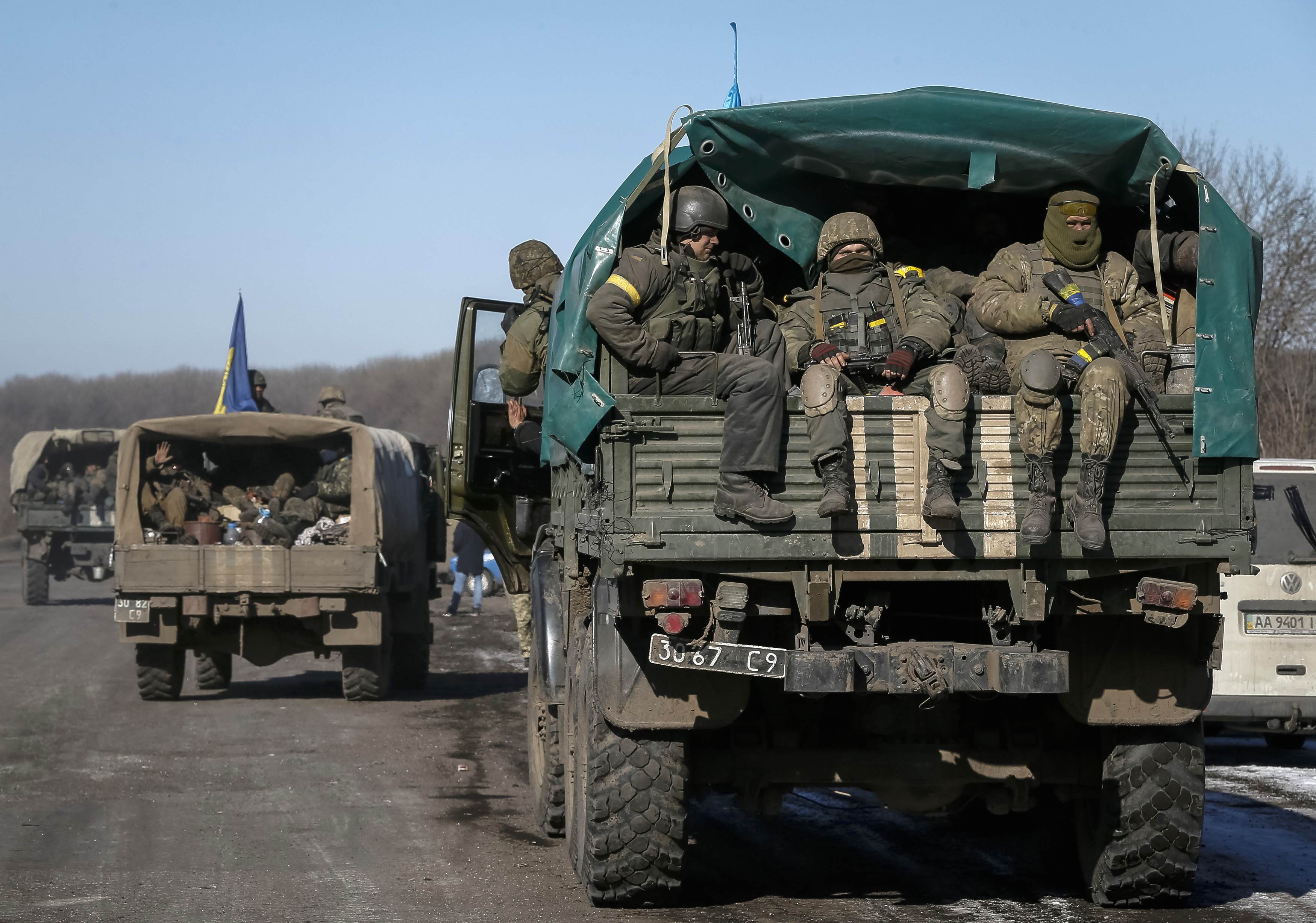 Відхід військових від Дебальцевого _2