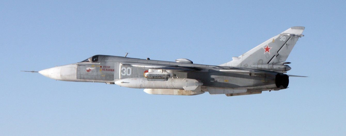 В России перевернулся новейший бомбардировщик Су-34