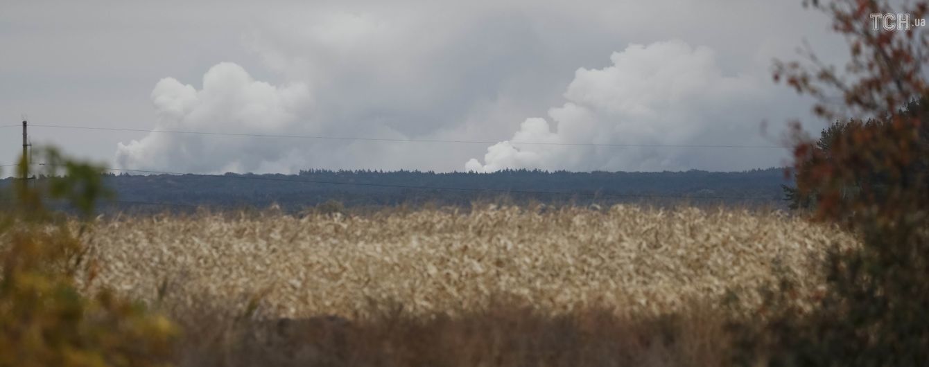 В Ичню прибыли боевые машины разминирования, задымленность уменьшается