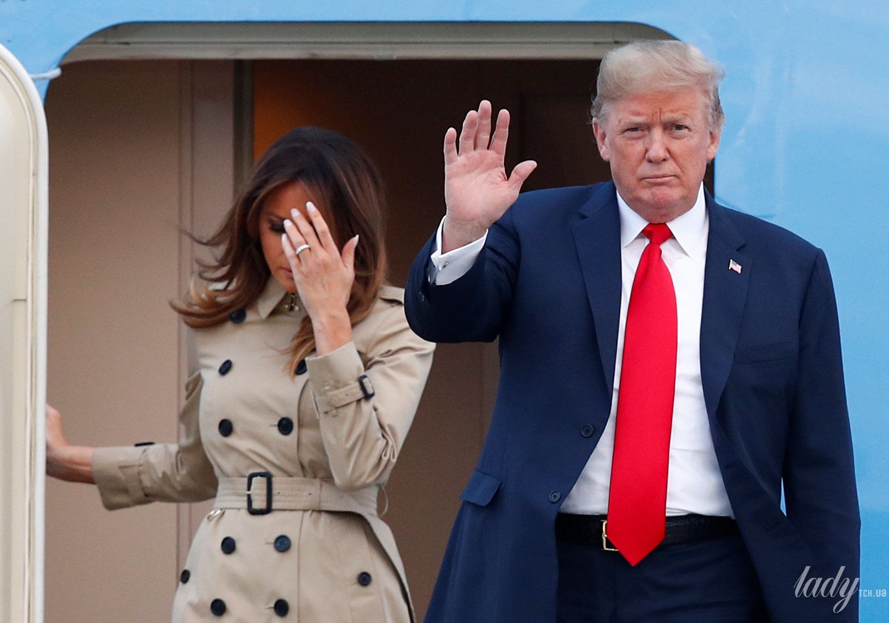Мелания Трамп и Дональд Трамп_9