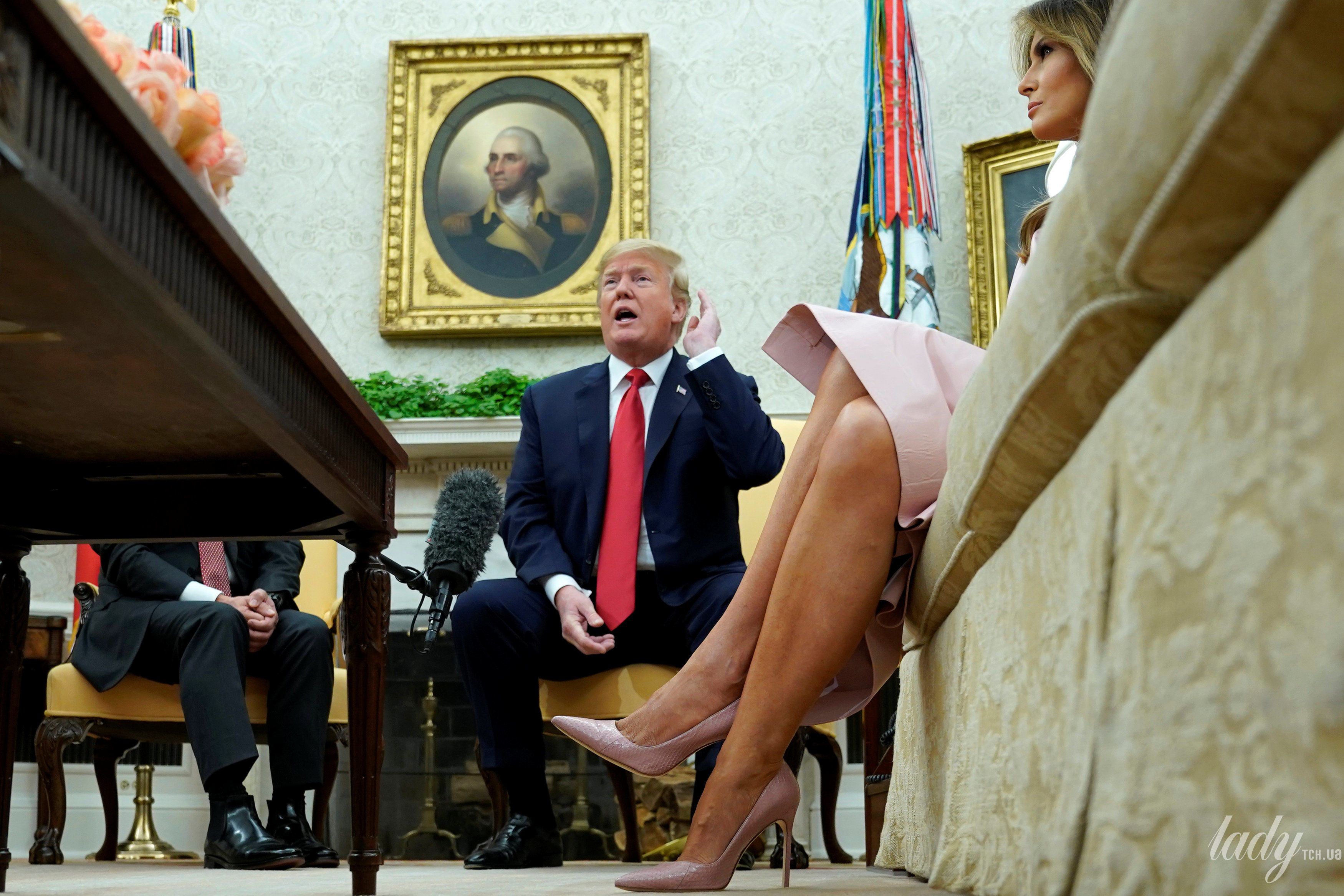 Мелания Трамп и королева Рания_6