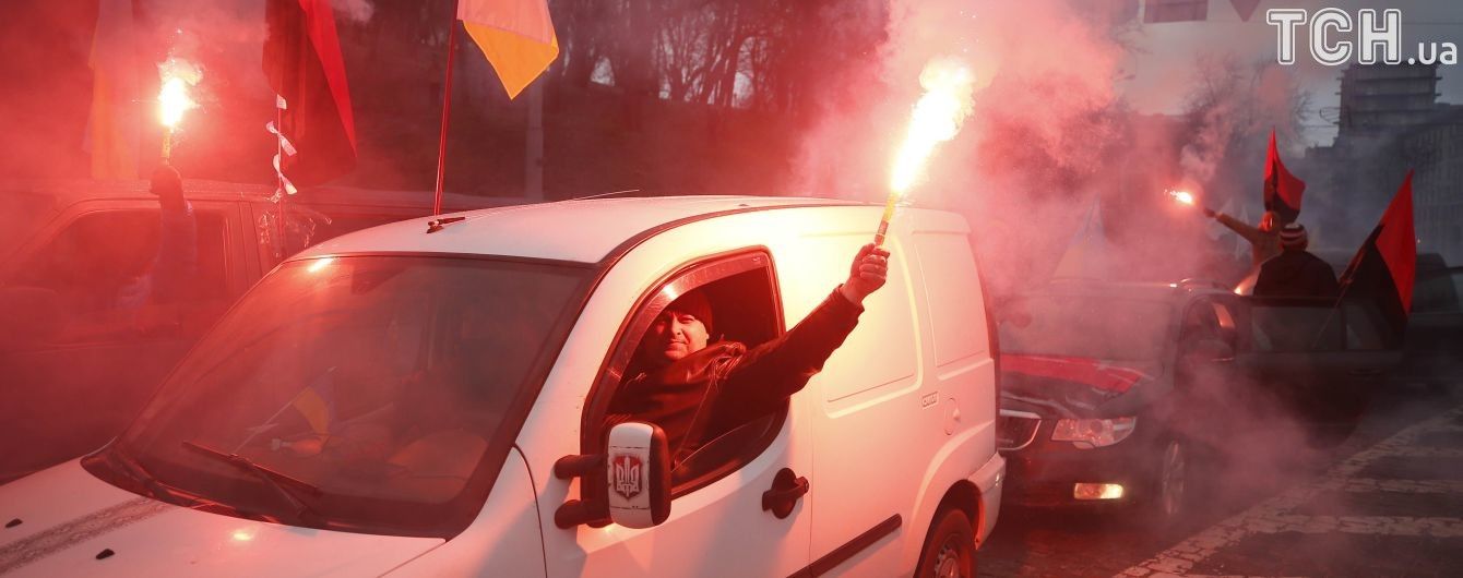 У поліції нарахували 2,5 тисячі прихильників Саакашвілі, які вийшли вимагати відставки Порошенка