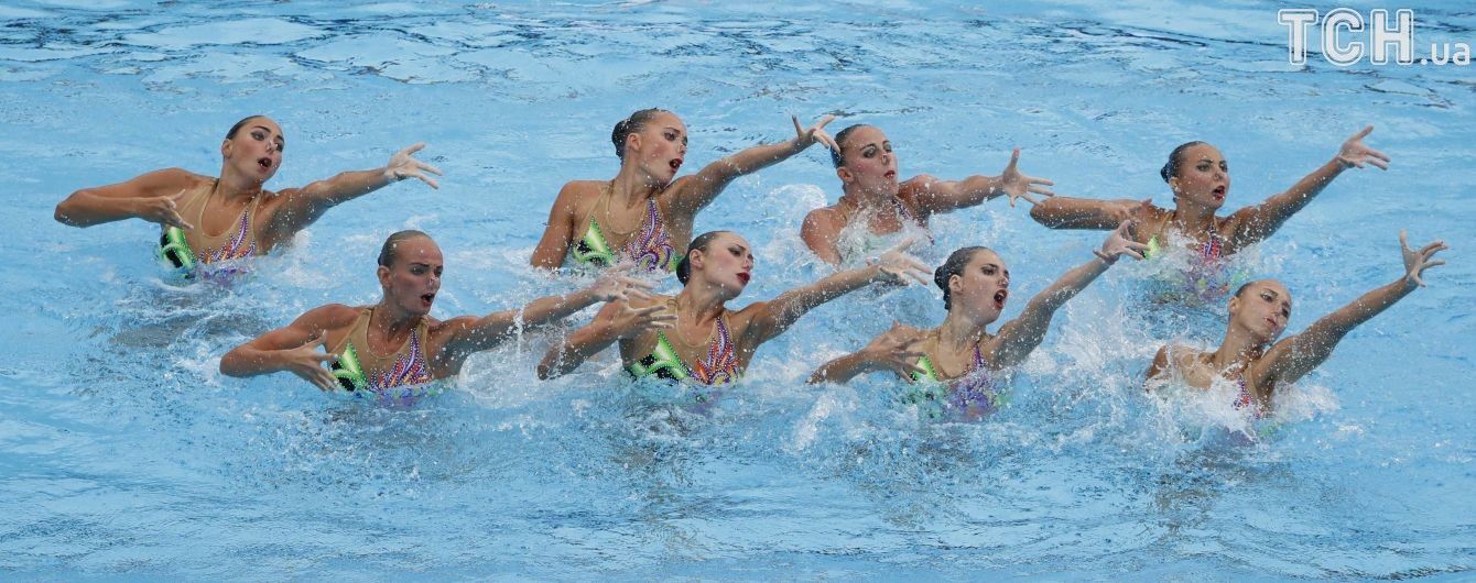Украинские синхронистки впервые в истории взяли "серебро" чемпионата мира