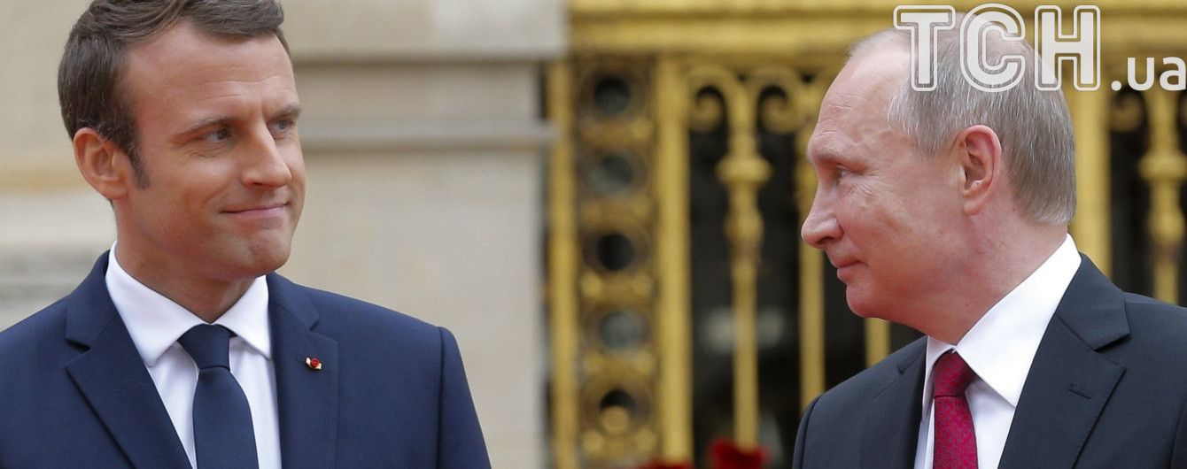 "Не журналісти": Макрон у присутності Путіна поставив на місце "Russia Today" та "Sputnik"