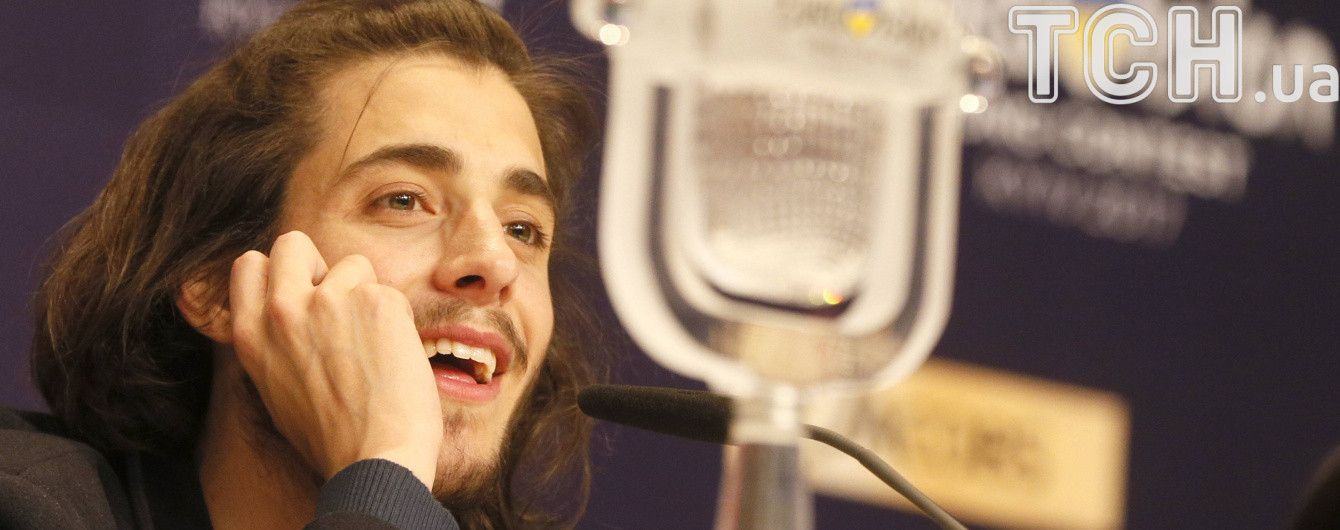 Заборона світшота про біженців і витівка Седюка: про що говорили на прес-конференції переможця "Євробачення-2017"