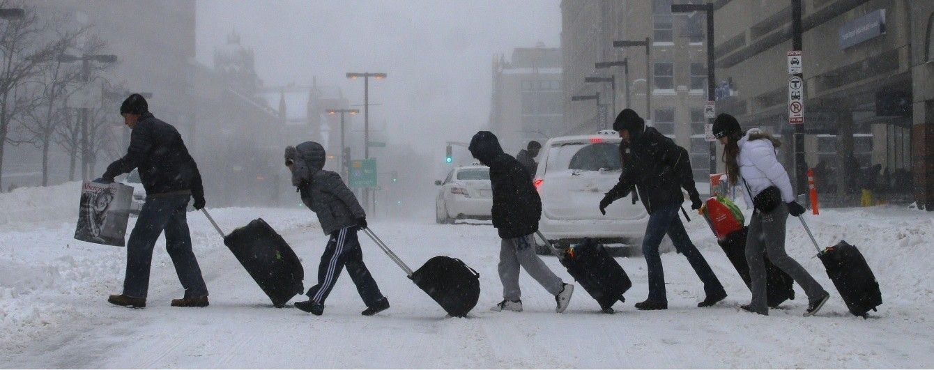 Два зимові циклони влаштували блекаут у США