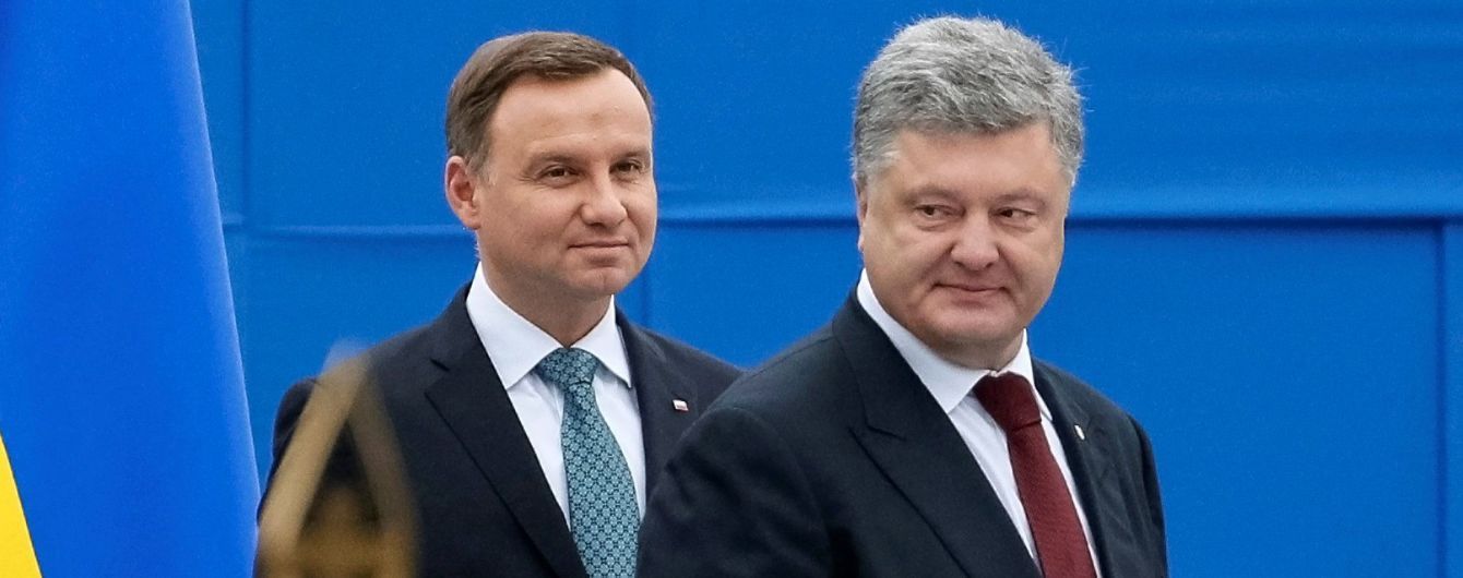 Порошенко поговорив з Дудою: українсько-польську кризу почнуть врегульовувати наступного тижня в Кракові