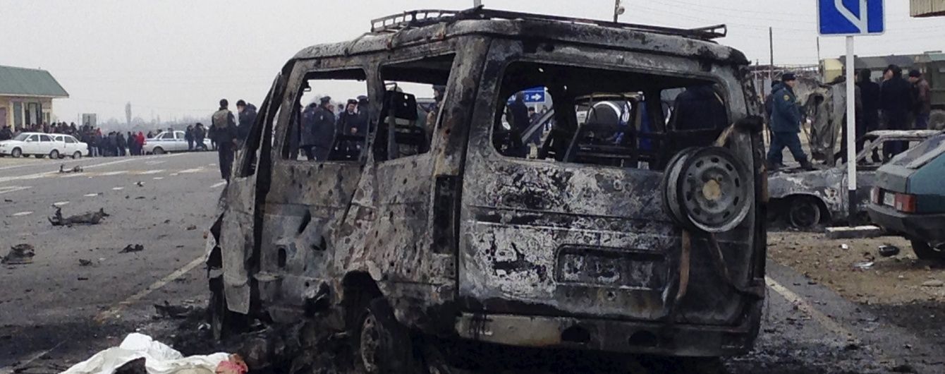 Відповідальність за підрив поліцейських авто в Дагестані взяли на себе бойовики ІД