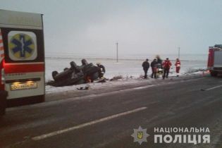 На Тернопольщине автомобиль с детьми попал в смертельную аварию