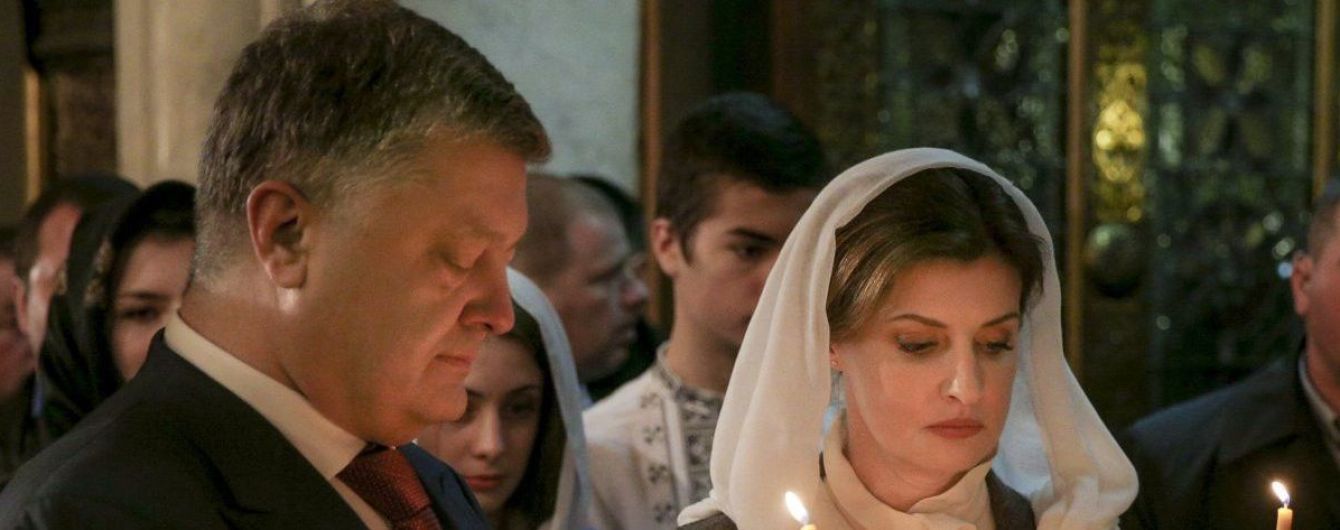 Порошенко примет участие в рождественском богослужении в Софии Киевской