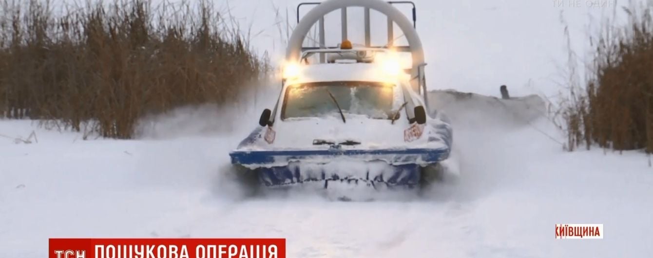На "Киевском море" утонул снегоход с рыбаками, есть погибшие
