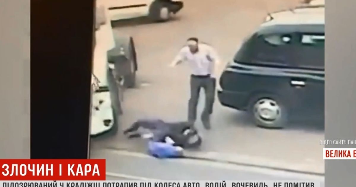 Горе-вор в Британии попал под грузовик, убегая с места преступления