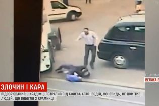 Горе-вор в Британии попал под грузовик, убегая с места преступления