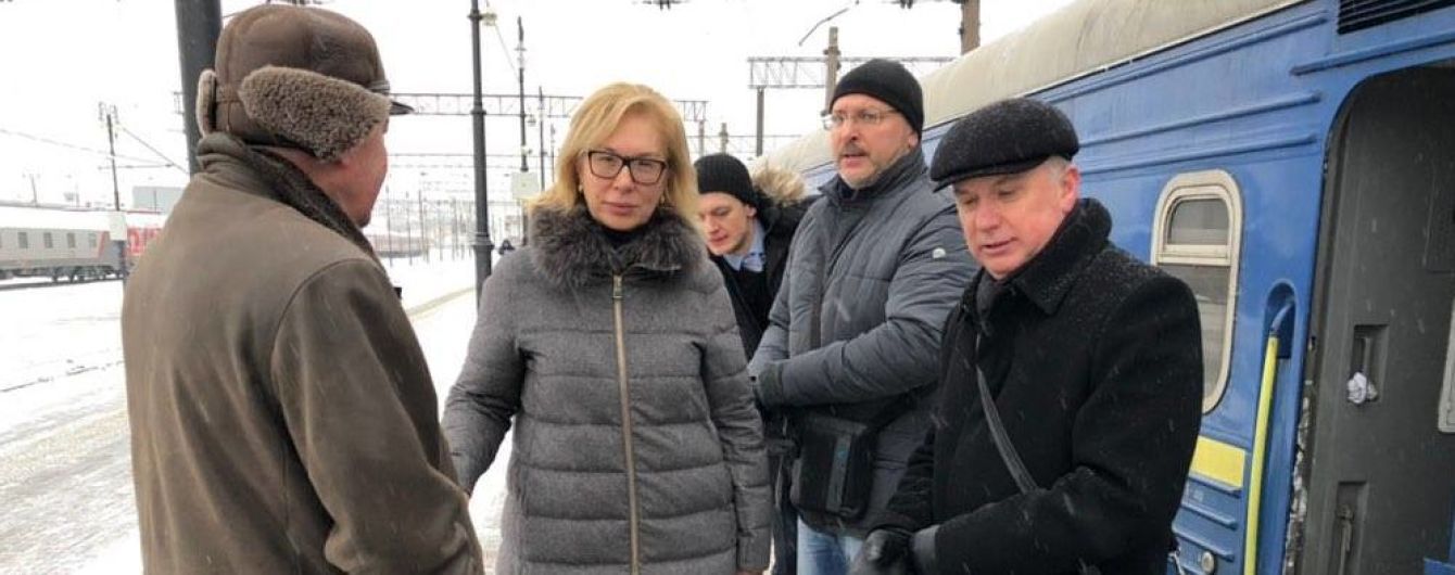 Денисова прибыла в Москву для помощи пленным украинским морякам