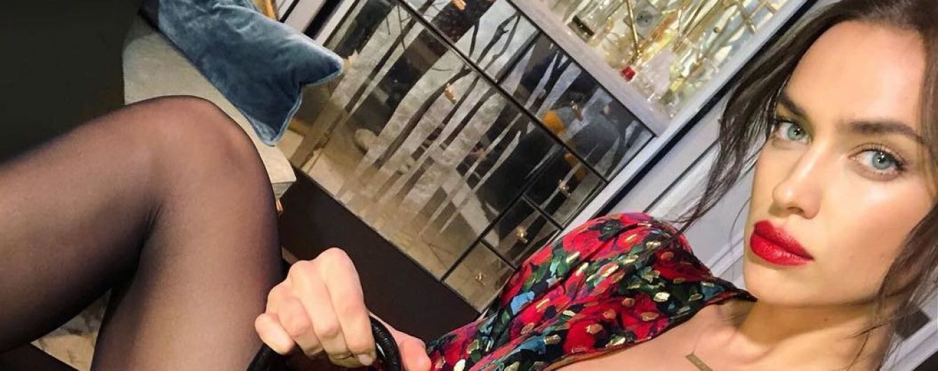 З глибоким декольте і червоною помадою: Ірина Шейк поділилася пікантним фото