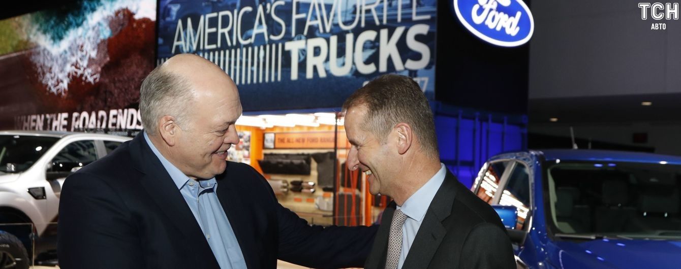 Ford і Volkswagen розповіли про спільне створення електрокарів та безпілотників