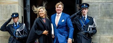 Знову лютує негода: вітер зіпсував красивий образ королеви Максими
