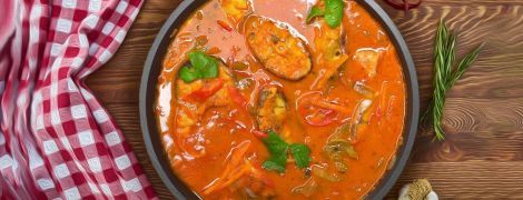 Вкуснейшая рыба в томатном соусе