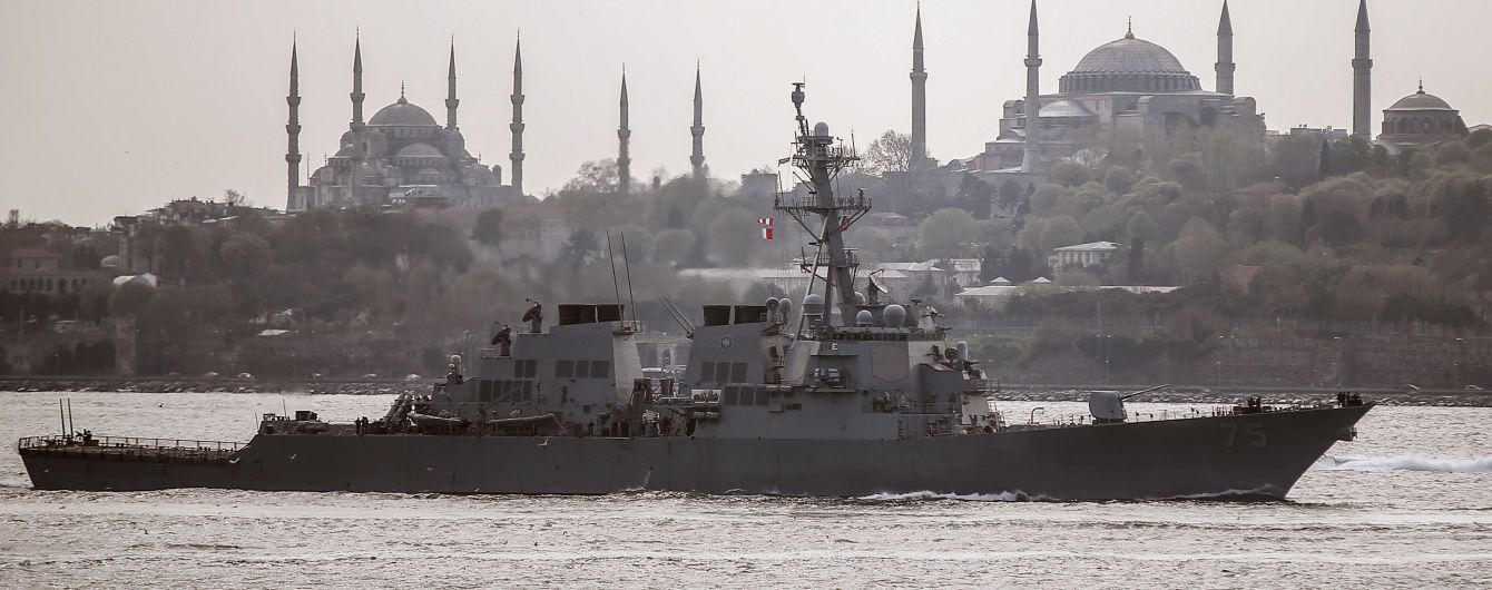 В Росії відреагували на входження до Чорного моря американського есмінця