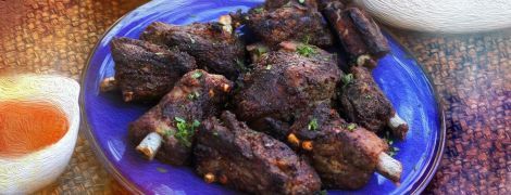 Простые ребрышки с украинским вкусом