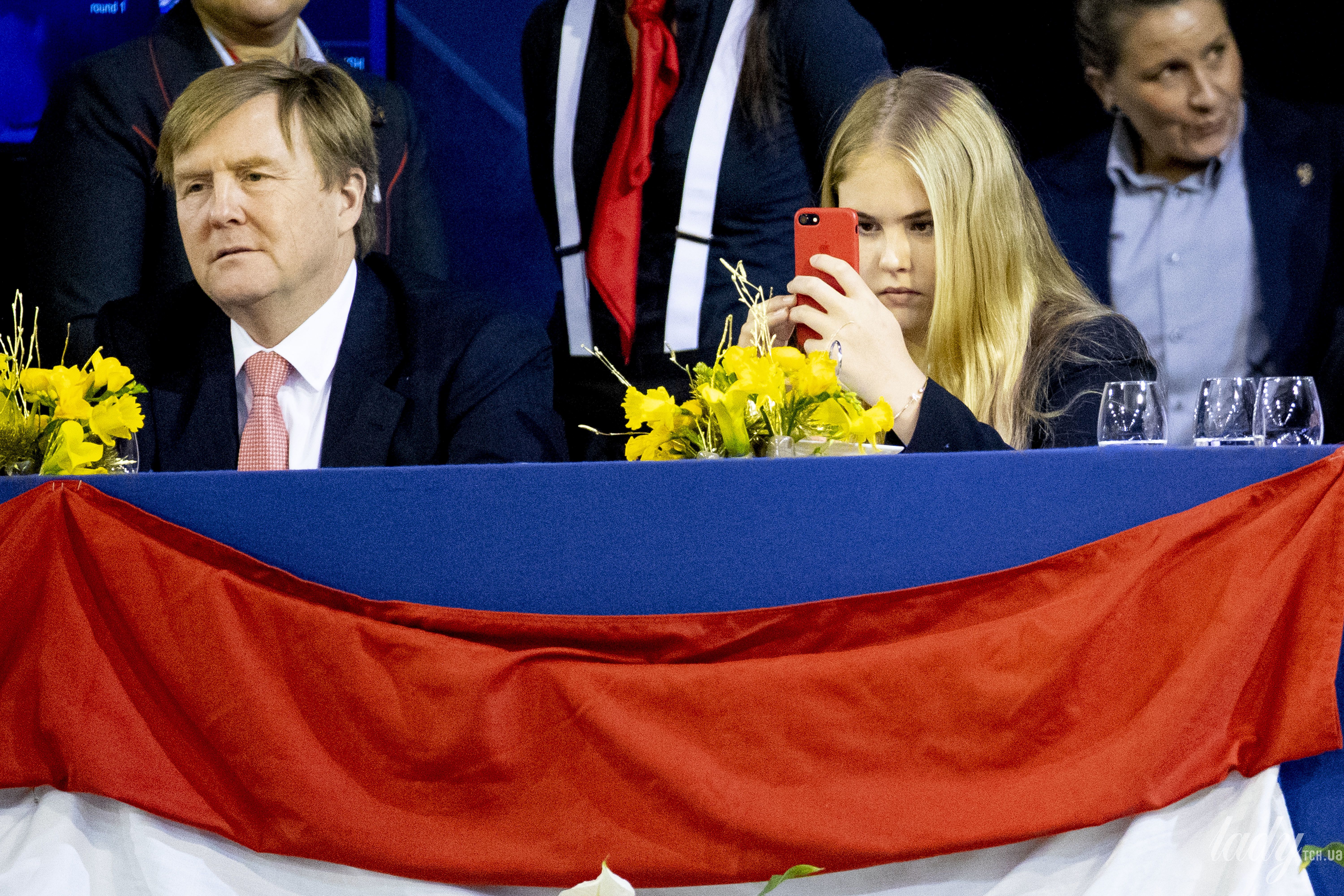 Король Виллем Александр с дочерью Амалией_2