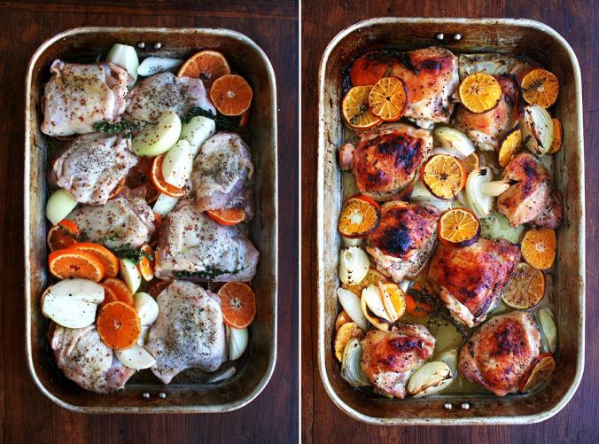 Курка з апельсинами, для блогів