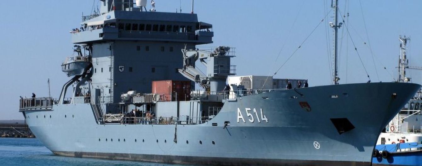 Немецкий военный корабль войдет в Черное море