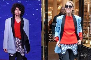 Жаждет внимания: 50-летняя Селин Дион повторила мужской подиумный образ от Calvin Klein