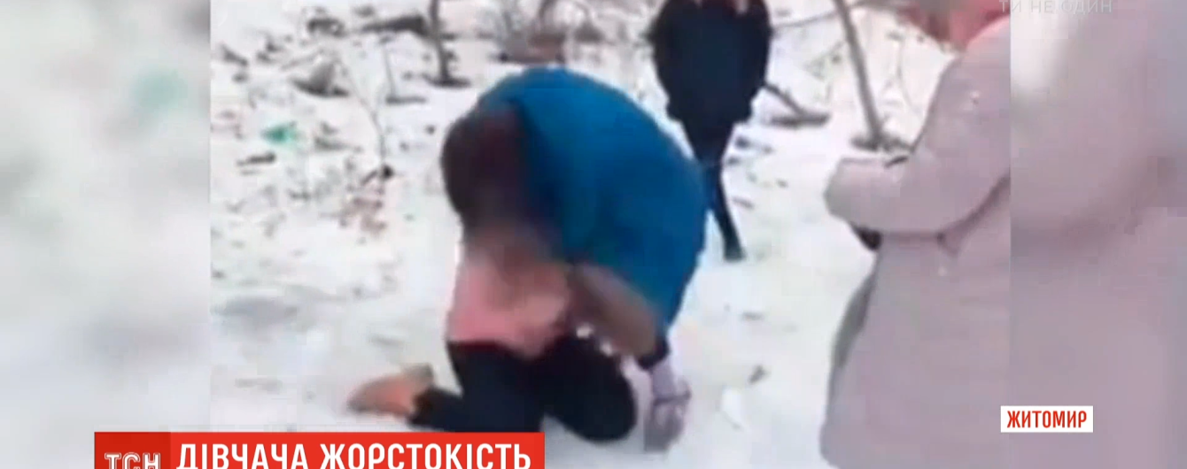 Девичья жестокость. В Житомире подростки избивали школьницу и снимали все на камеру