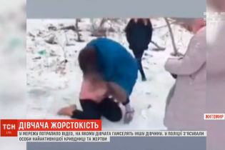 Девичья жестокость. В Житомире подростки избивали школьницу и снимали все на камеру