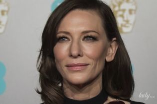 С новой прической и неудачным декольте: Кейт Бланшетт на церемонии BAFTA