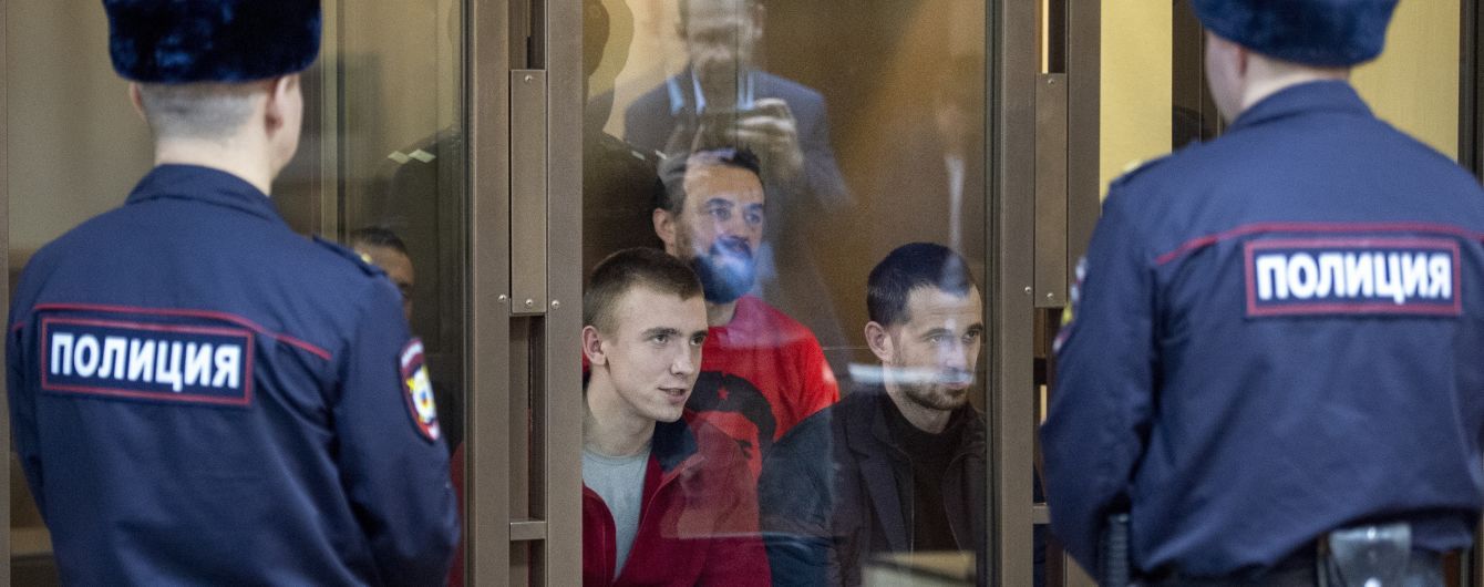 В России провели следственные действия в отношении еще четырех украинских моряков